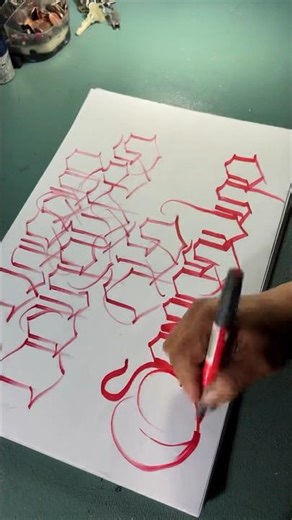 HOW I PRACTICE WRITING GANGSTER LETTERS 🖋️