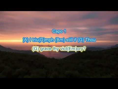 Abide With me by Audrey Assad play along with scrolling guitar chords and lyrics