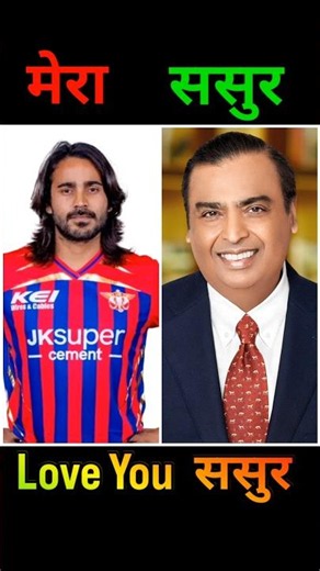 Top 10 Famous Sasur of Indian Cricketers #mukesh #ambani #sasural #ipl #cricket