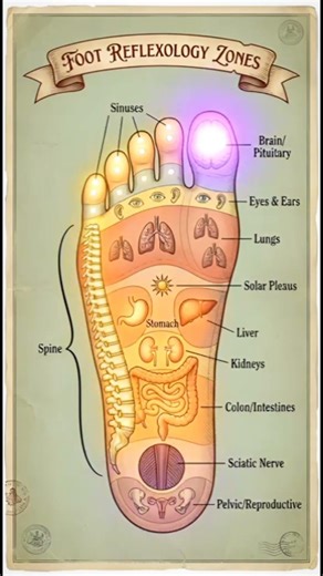 Foot Reflexology Points | How Foot Areas Are Traditionally Linked to Internal Organs