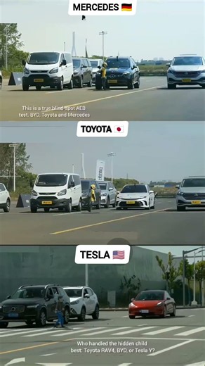 Hidden Child Test 😱 Tesla vs Toyota vs Mercedes — The Result Is Terrifying! 🚨