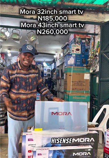 Mora HD Smart TV 32 Inch D4N Enjoy smart entertainment in a compact size with the Mora 32 inch HD Smart TV, perfect for bedrooms, shops, offices, and small living spaces. It runs on the VIDAA U7 smart platform with access to the VIDAA App Store, so you can stream your favorite apps easily. With WiFi and screen mirroring via Miracast, you can display your phone content directly on the TV. The TV delivers clear sound with 2x10W audio power and comes with essential ports including 2 HDMI, 2 USB, an