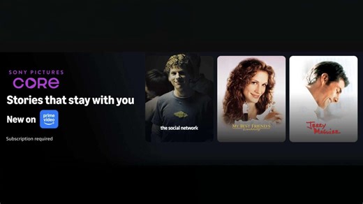 Prime Video makes Sony Pictures Core service available to non-Sony device owners for $7 per month