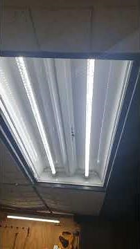 T8 Fluorescent to LED conversion in just around a minute