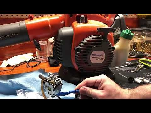 Husqvarna 125bv Blower Only Runs in Full Choke