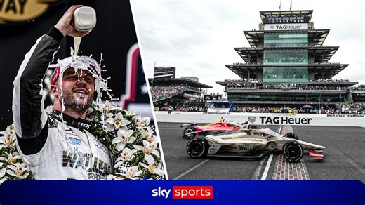 Felix Rosenqvist wins Indy 500 title after thrilling last-gasp overtake