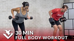30 Minute Full Body Workout with Dumbbells - HASfit - Free Full Length Workout Videos and Fitness Programs