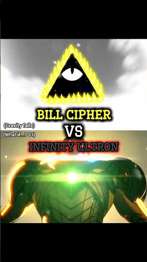 Bill Cipher VS Infinity Ultron #vs #edit #billcipher #shorts