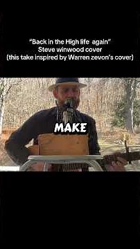 Back In the High Life again | acoustic cover of Warren Zevon’s take on Stevie winwood’s song