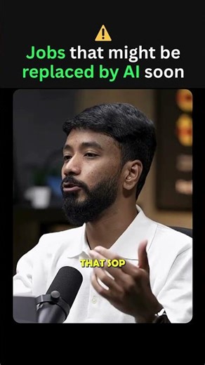 ⚠️ Jobs that might be replaced by AI soon