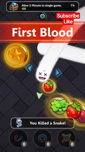 🐍 WORMATE ZONE.IO | BIGGEST SNAKE | Epic Worms Zone Best Gameplay #saampwalagame #wormszone #shorts