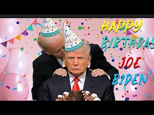 TRUMP SINGS HAPPY BIRTHDAY TO SLEEPY JOE
