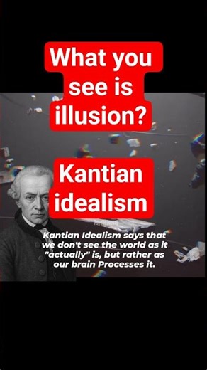 Kantian Idealism Explained 🧠 #literature #philosophy #immanuelkant