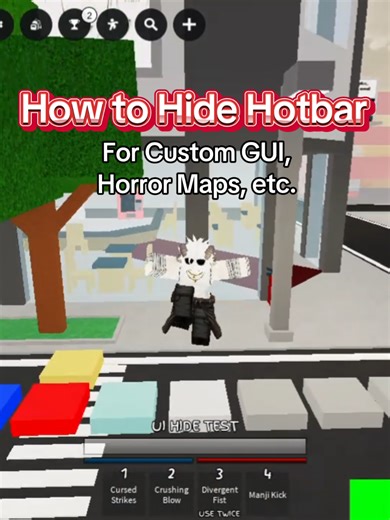 How to Hide Hotbar in JJS for Custom GUIs