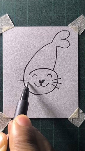 How to draw a seal | All About Art