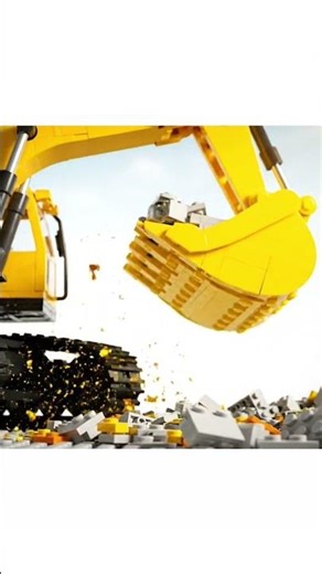 Excavator | LEGO City Construction Site Machines in Action
