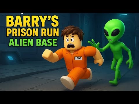 Roblox: Barry’s Prison Run 👽 Alien Base Escape | Part 1 🚨
