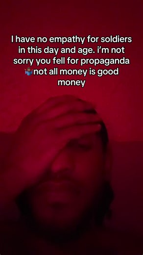 Supporting troops means supporting war and that’s low vibrational asf. no one should be fighting and especially not for some rich a-holes who care nothing for you. #real #war #triops #america #wakeup