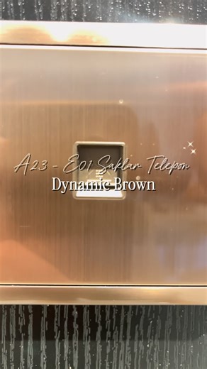 ARCHITECH INDONESIA | Saklar telepon dynamiv brown #stopkontakdinding #stopkontak #saklarlampu #fyp #architech | Instagram