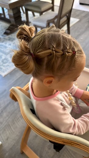 ✨ The Cutest Triple Pull-Through Braid ✨ Quick, easy, and perfect for any occasion 🎀 #PullThroughBraid #ToddlerHair #CuteHairstyles #EasyToddlerHairstyle #MomHack #KidsStyle | Hair Styled Simple