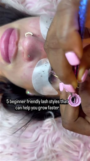 These are 5 basic styles i recommend Classic :Simple application technique, less risk of clumping, and great for practicing isolation Best For: Clients who want a natural enhancement. Hybrid: Gives you a feel for creating volume without going too heavy. Doll Eye: Simple mapping pattern that’s easy to follow, enhances most eye shape Best For: Wide-eyed, bright look. Open Eye (Natural Mapping): Easy to map and works for most clients Best For: Everyday wear and clients new to lash extensions. Short