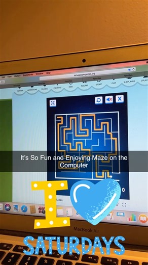 It’s So Fun and Enjoying Maze on the Computer