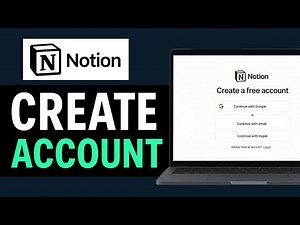 How To Create Notion Account 2025 (Full Setup Guide)