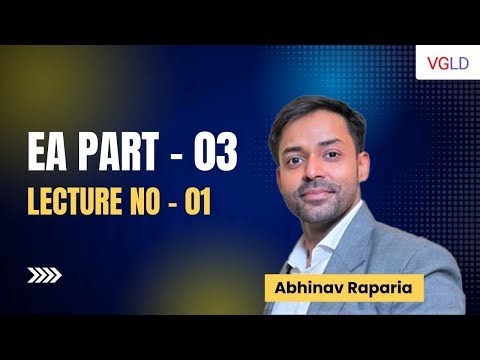 Enrolled Agent - Part - 3 | Lecture No.1 by Abhinav Raparia #vgld #ustax #eacourse
