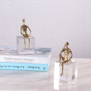 [Hot Item] Home Decorative Accent Brass Statue Luxury Descktop Decorative Items Home Decor Object