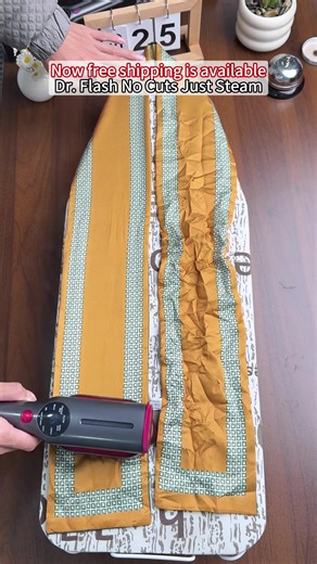 Now go free shipping is available Dr. Flash No Cuts Just Steam😇#steamer #steamiron #tiktokshop #holidaydeals #ironing