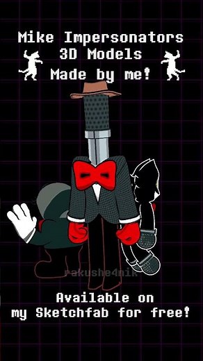 Mike 3D Models Showcase (Deltarune) #deltarune