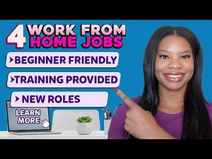 🌟 NEED A REMOTE JOB? 4 Work From Home Jobs 2026 (Beginner-Friendly!)