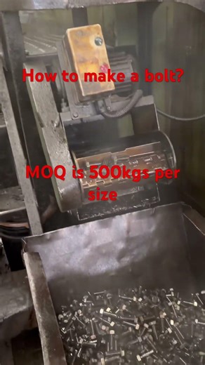 How to produce a bolt with cold forged machine ?