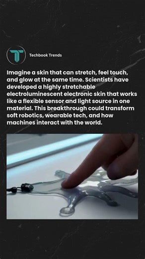Scientists Create Electronic Skin That Glows & Feels Touch 🤯 Future Robotics Tech