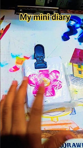 📔✨ Mini Diary Making | Cute & Creative DIY Mini Notebook Craft 💖🧵