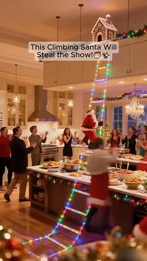 Tired of the same old string lights? This year, let your home tell the story of Christmas with our Ultimate Santa Ladder Decor Lights! Watch as cheerful Santa seemingly climbs right up to your roof, creating an enchanting, heartwarming scene that will delight kids and adults alike. https://enchanteprovence.com/products/santa-ladder-decor-lights | Amiyah Online