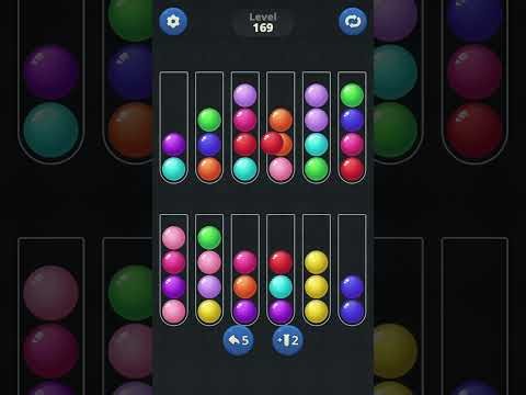 Ball Sort by Infinite Joy (V2): Levels 168, 169, 170