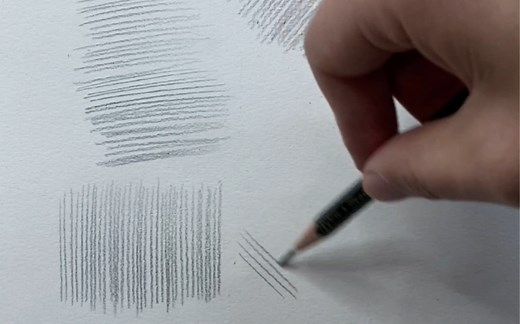 【零基础学素描】：--教你握笔姿势和排线