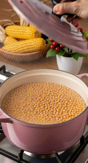 When it snows, make a pot of popcorn for the cozy movie night #WinterVibes #PopcornTime #SnowDay
