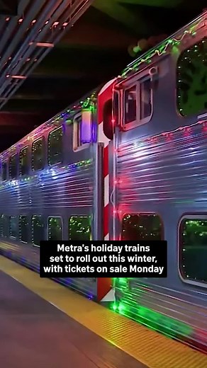 Metra will roll out its annual holiday train program later this month, with tickets going on sale next week. According to officials, holiday trains will be offered on the Electric Line, the BNSF, Rock Island, Milwaukee District-North, Union Pacific Northwest and Union Pacific North lines during the holiday season. Read more at the 🔗 in our bio. #metra #illinois #holidays #chicago #holidaytrain #train