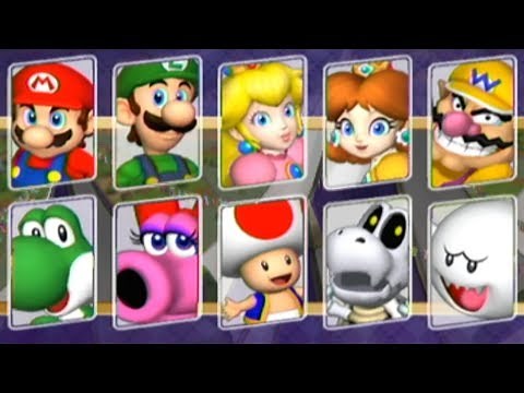 Mario Party 8 - All Characters