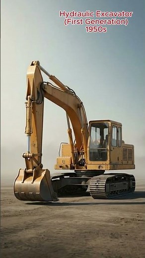 From Steam Shovels to Smart Excavators 🚜 180 Years of Evolution!
