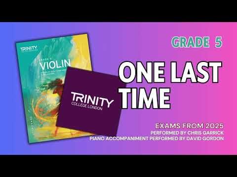 One Last Time by Ariana Grande | Play Along | Trinity College London Grade 5 Violin Exams from 2025