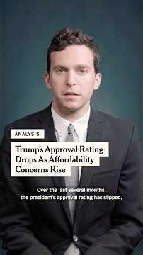 Trump’s Polls Drop as Affordability Concerns Rise