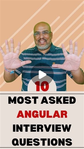 QUESTPOND on Instagram: " 10 Most Asked Angular Interview Questions. ▶️ 25 Angular Interview Questions https://youtu.be/-jeoyDJDsSM . . . #angularinterviewquestions #angular #angularinterview"