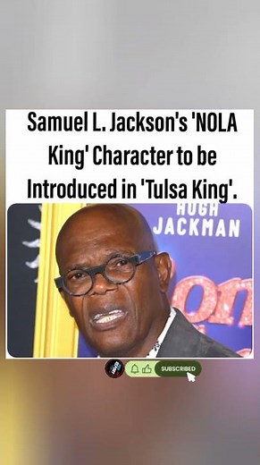 Samuel L. Jackson's 'NOLA King' character is coming to 'Tulsa King'! 🎬👑#shorts