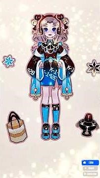 🎀 Cute Girl Sticker Art ✨| Scrapbooks & Journals #sticker #kawaii #paperdoll