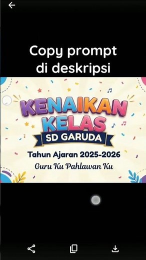 Bikin Banner Kenaikan Kelas Pakai AI (1 Menit!)