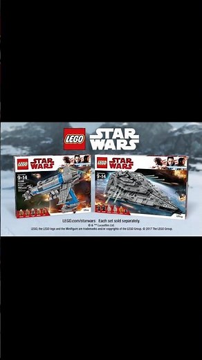 LEGO Star Wars The Last Jedi Sets Epic Builds💣 #legostarwarsskywalkersaga #starwars #shorts