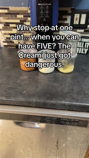 When one pint just isn’t enough… I leveled up my Ninja Creami game 🍨💥 Which flavor are you trying first? #N#NinjaCreamiC#CreamiCreationsD#DessertTokhomemadeicecream #kitchengadgets